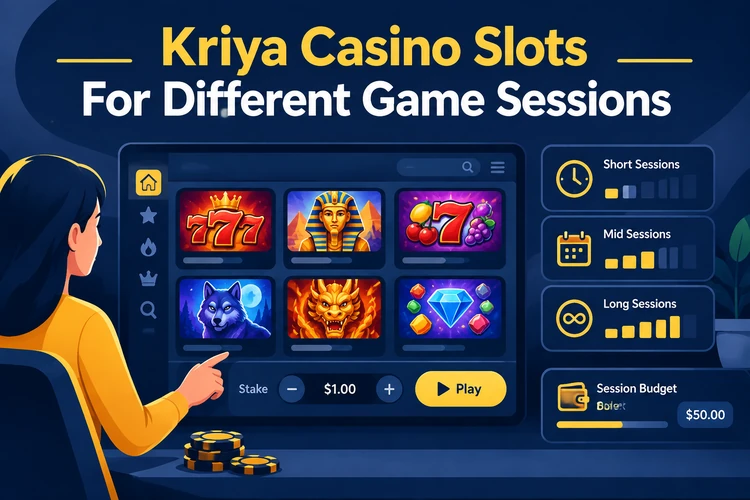 Kriya Casino Slots For Different Game Sessions