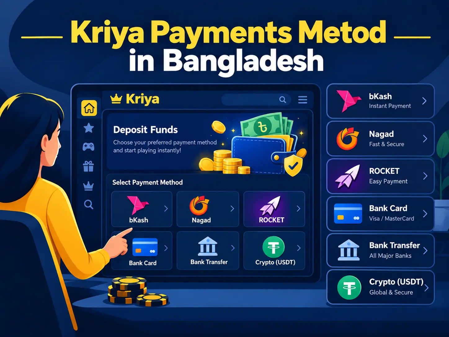 Kriya Payments Metod in Bangladesh